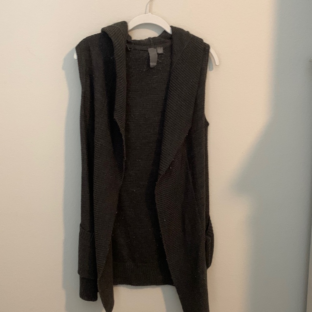 Charcoal sweater vest